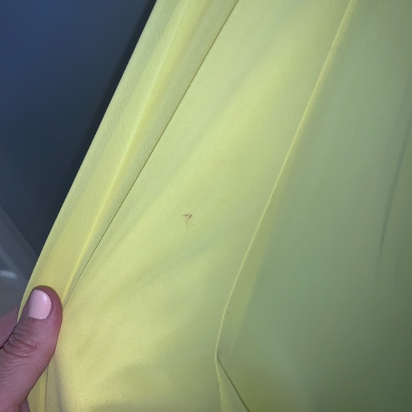 COPY - Tony bowls Prom Dress ,size 10 , yellow color size 10 - Picture 16 of 16